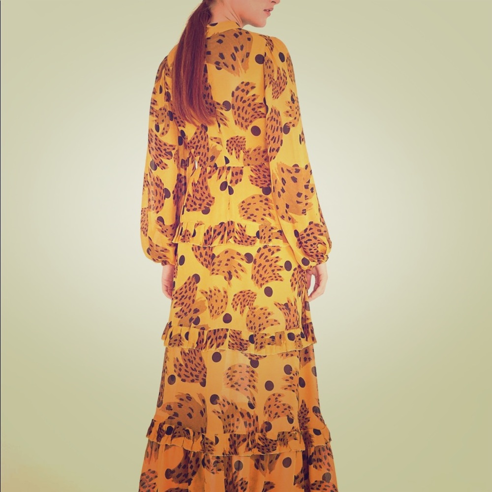 Farm Rio,  Caramel Banana Dress